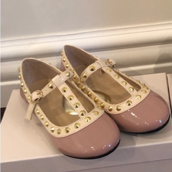 Ivanka Trump Other - Ivanka Trump T-Strap Studded Flats